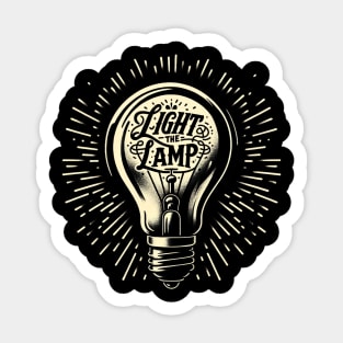 Light The Lamp Sticker